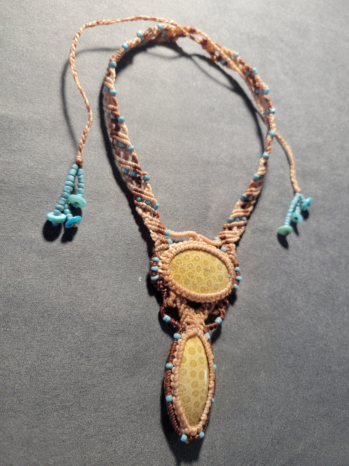 Fossil Coral Necklace - Sea-Inspired Jewelry