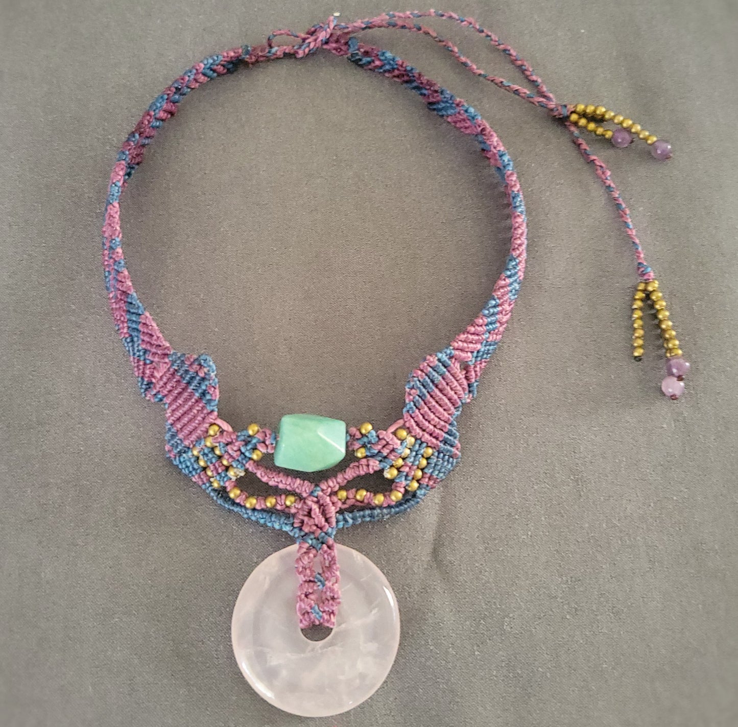 Rose Quartz Jewelry crystal necklace