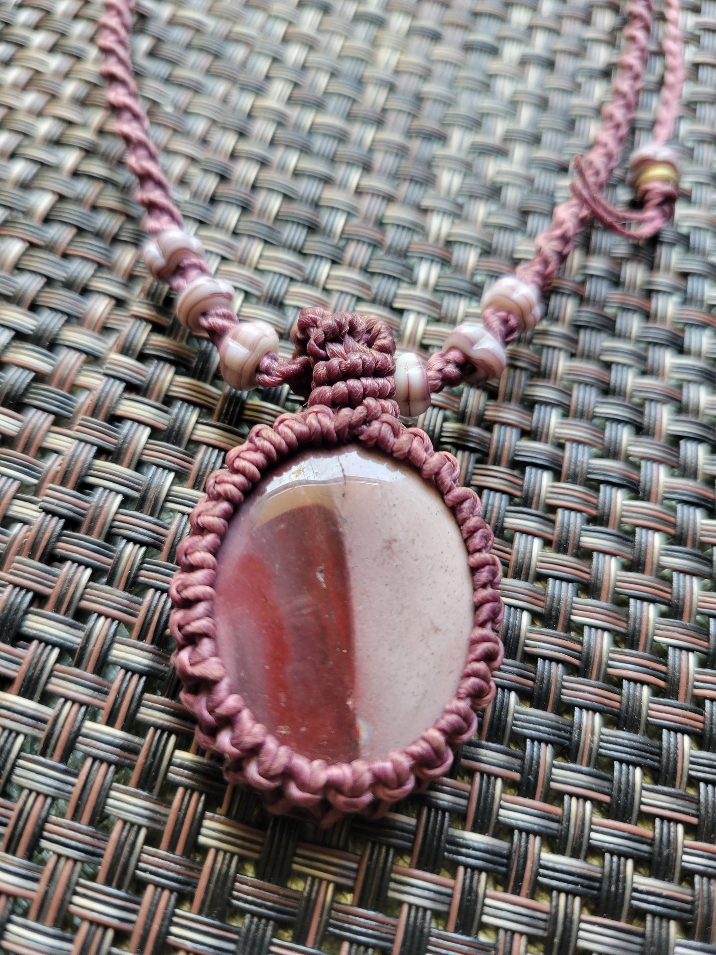 Noreena Jasper Stone pendant necklace