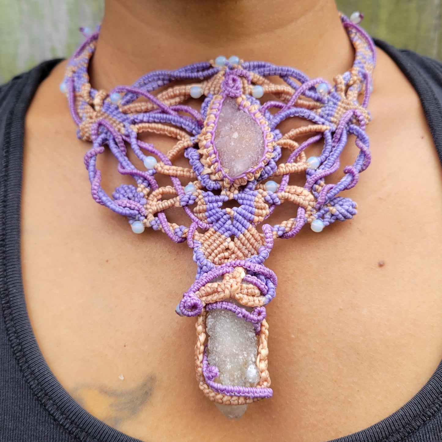 Druzy Quartz Shpongle Necklace