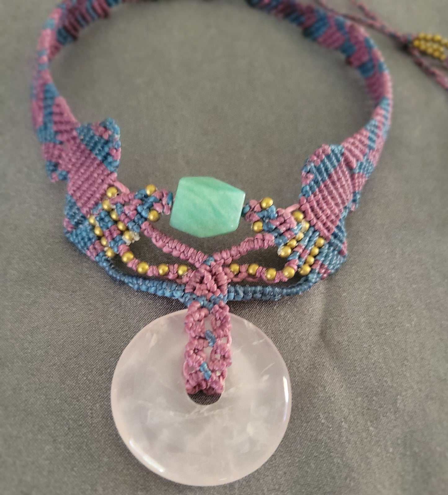Feminine Rose Quartz Jewelry necklace for healing and balance