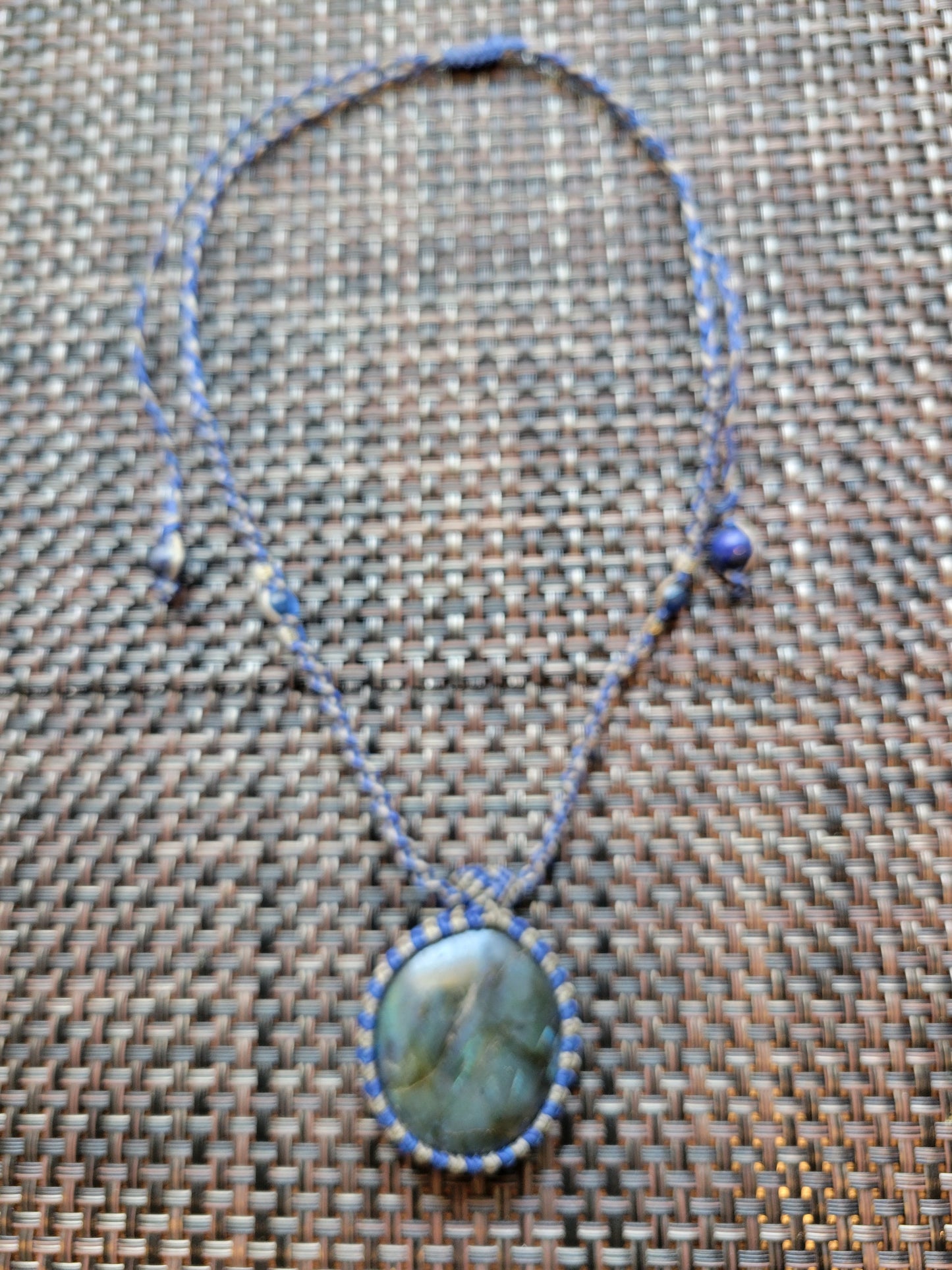 Labradorite Pendant Necklace for spiritual awakening and intuition