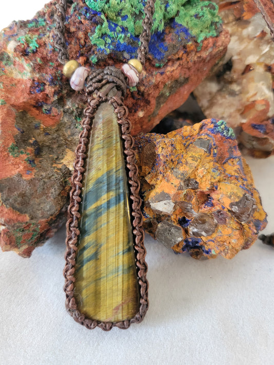 Trapezoidal-Cut Tiger Eye
