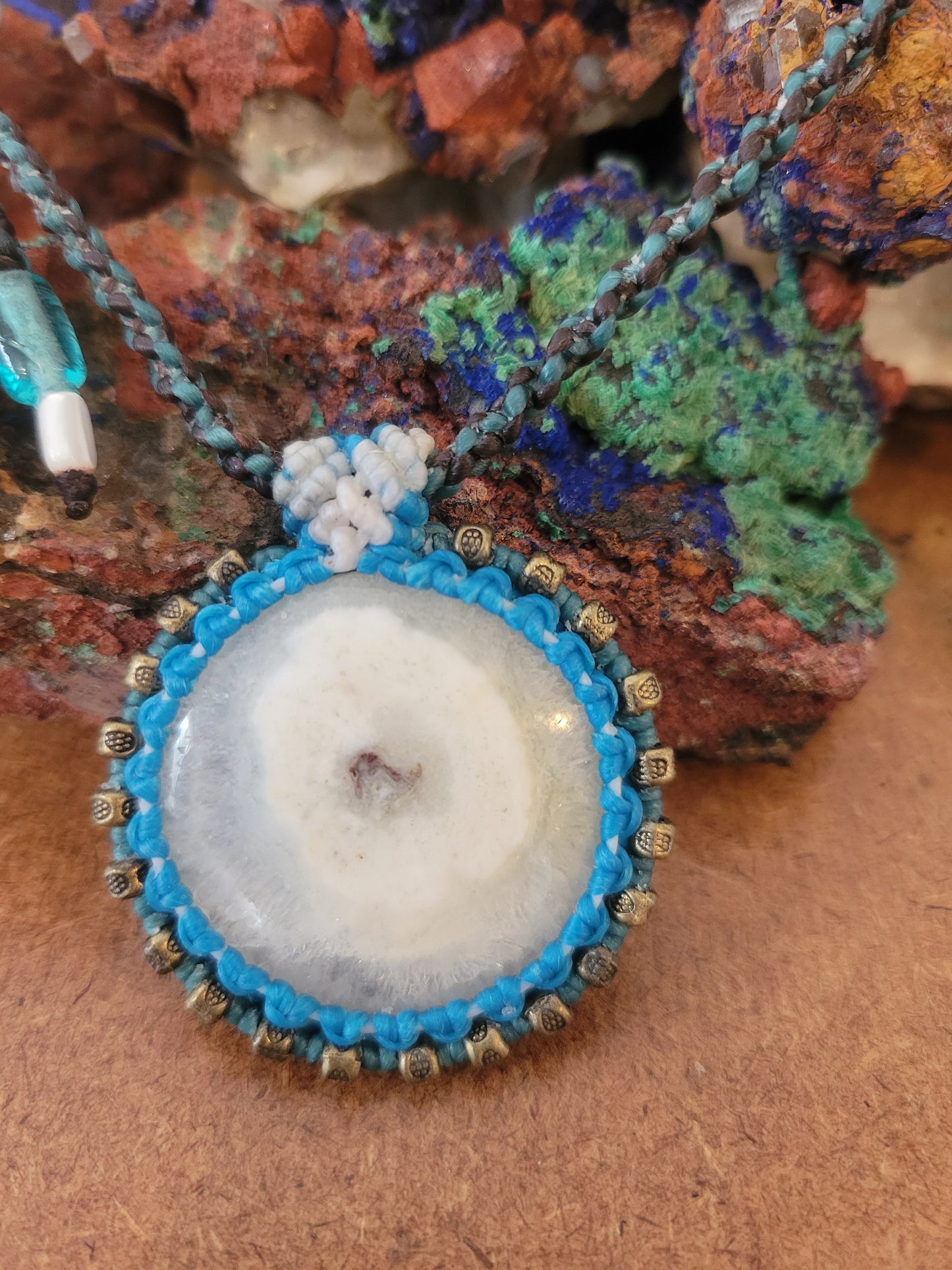 Solar Quartz Pendant Necklace