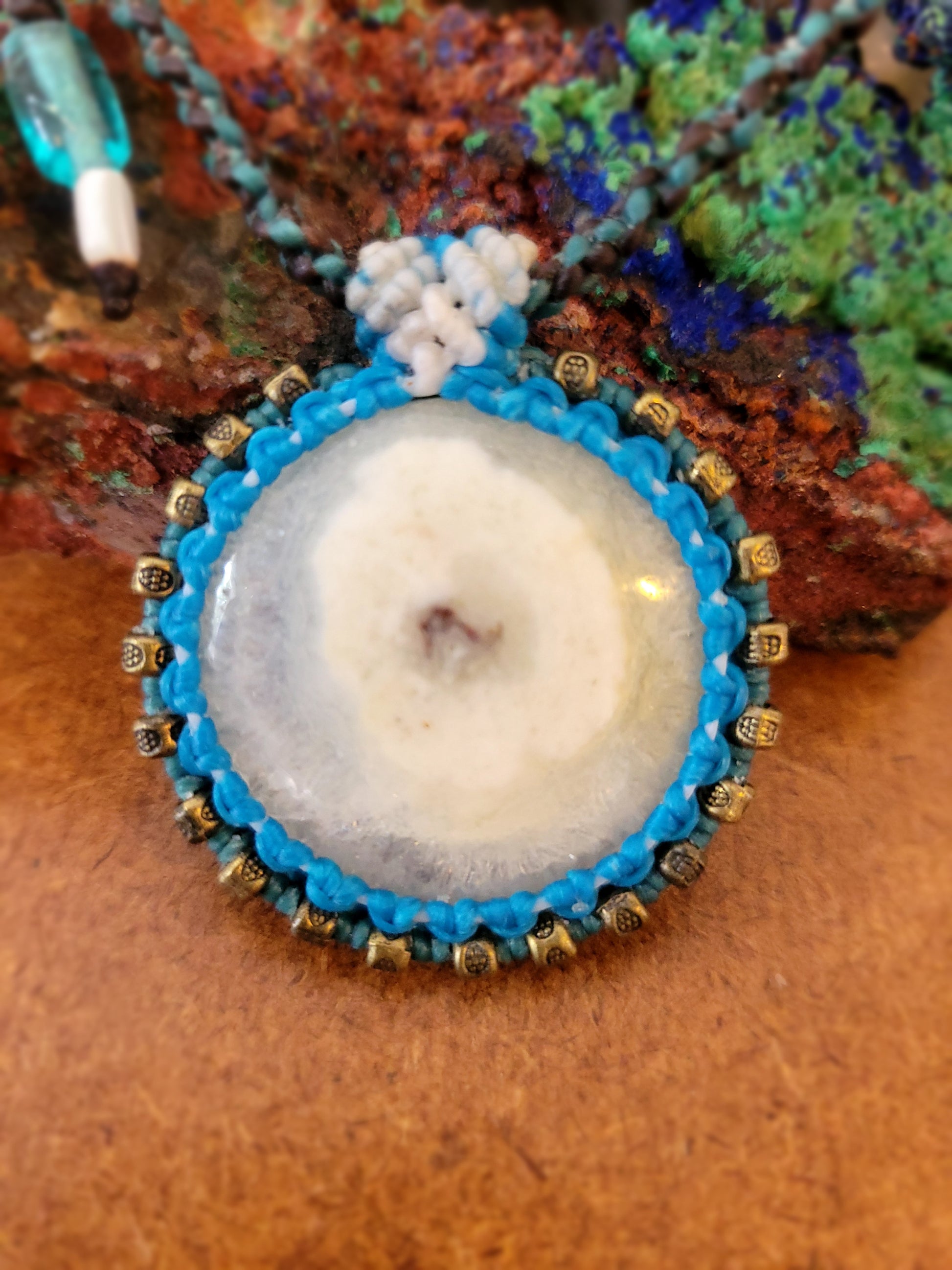 Solar Quartz Pendant Necklace