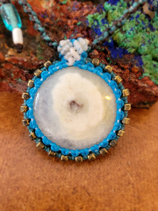 Solar Quartz Pendant Necklace