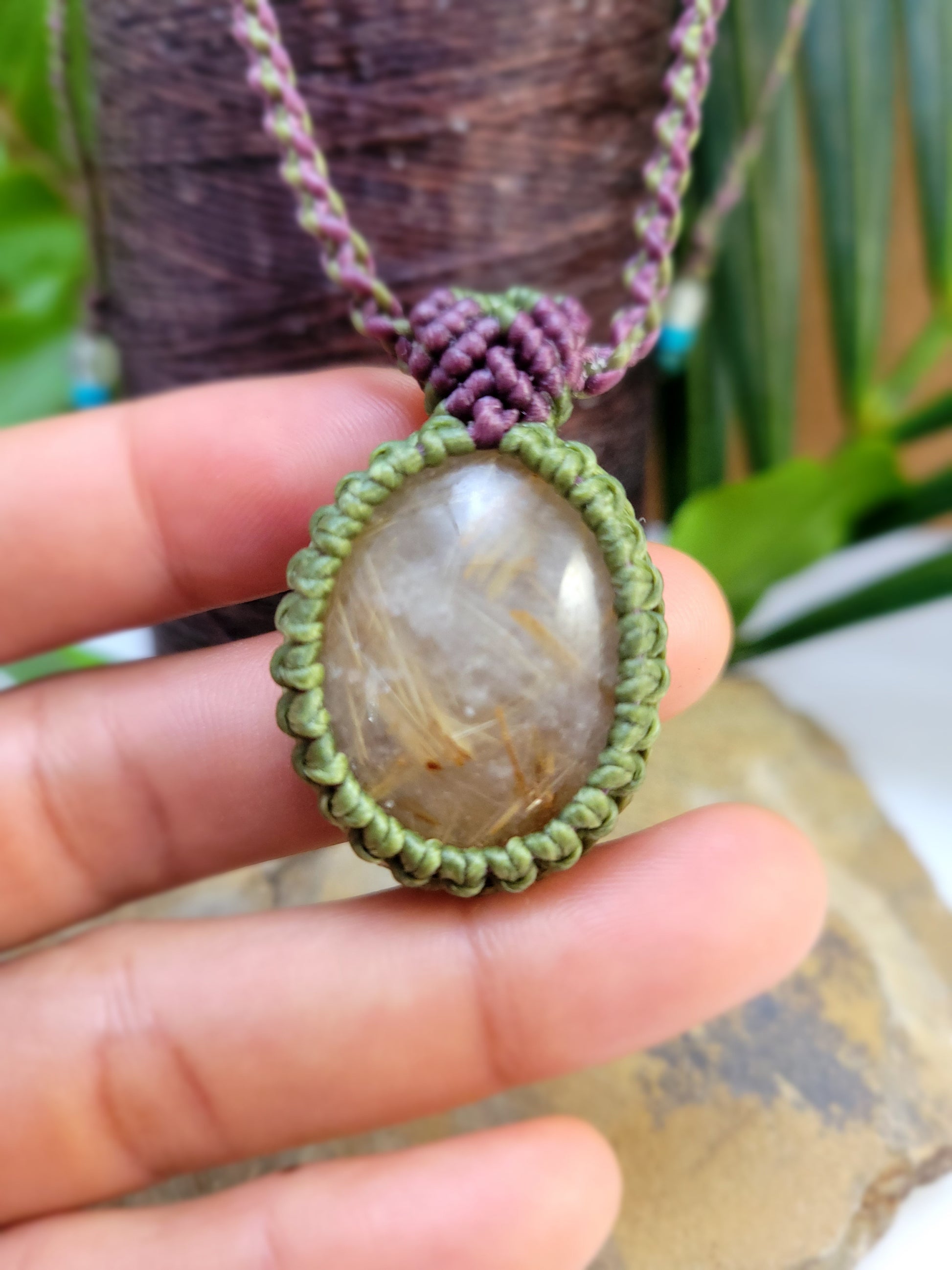 Golden Quartz necklace