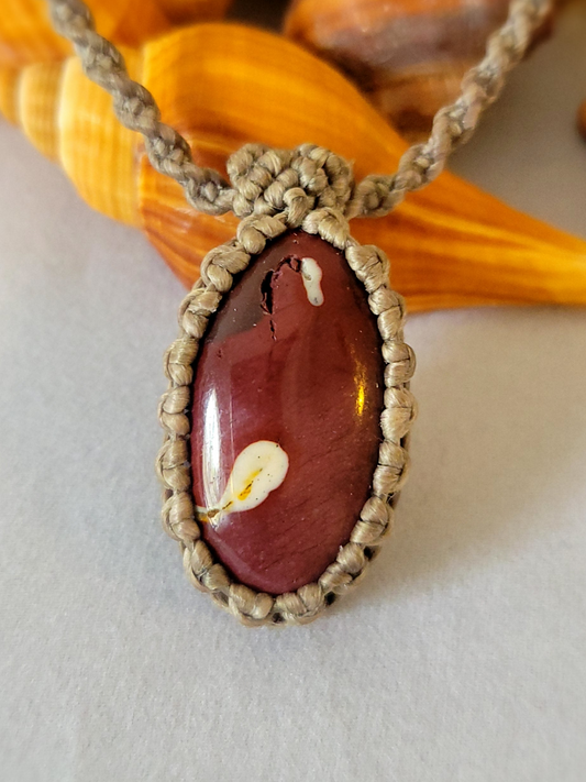 River Jasper Stone Pendatn