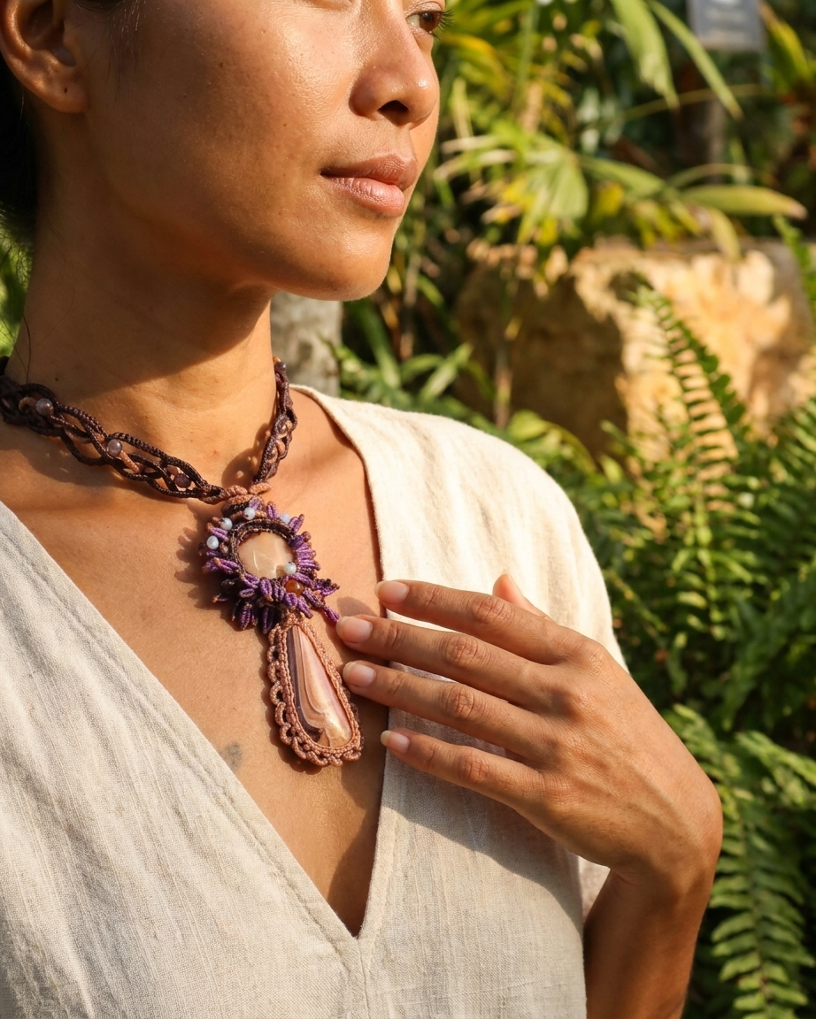Jasper Jewelry – Polychrome Jasper & Agate choker