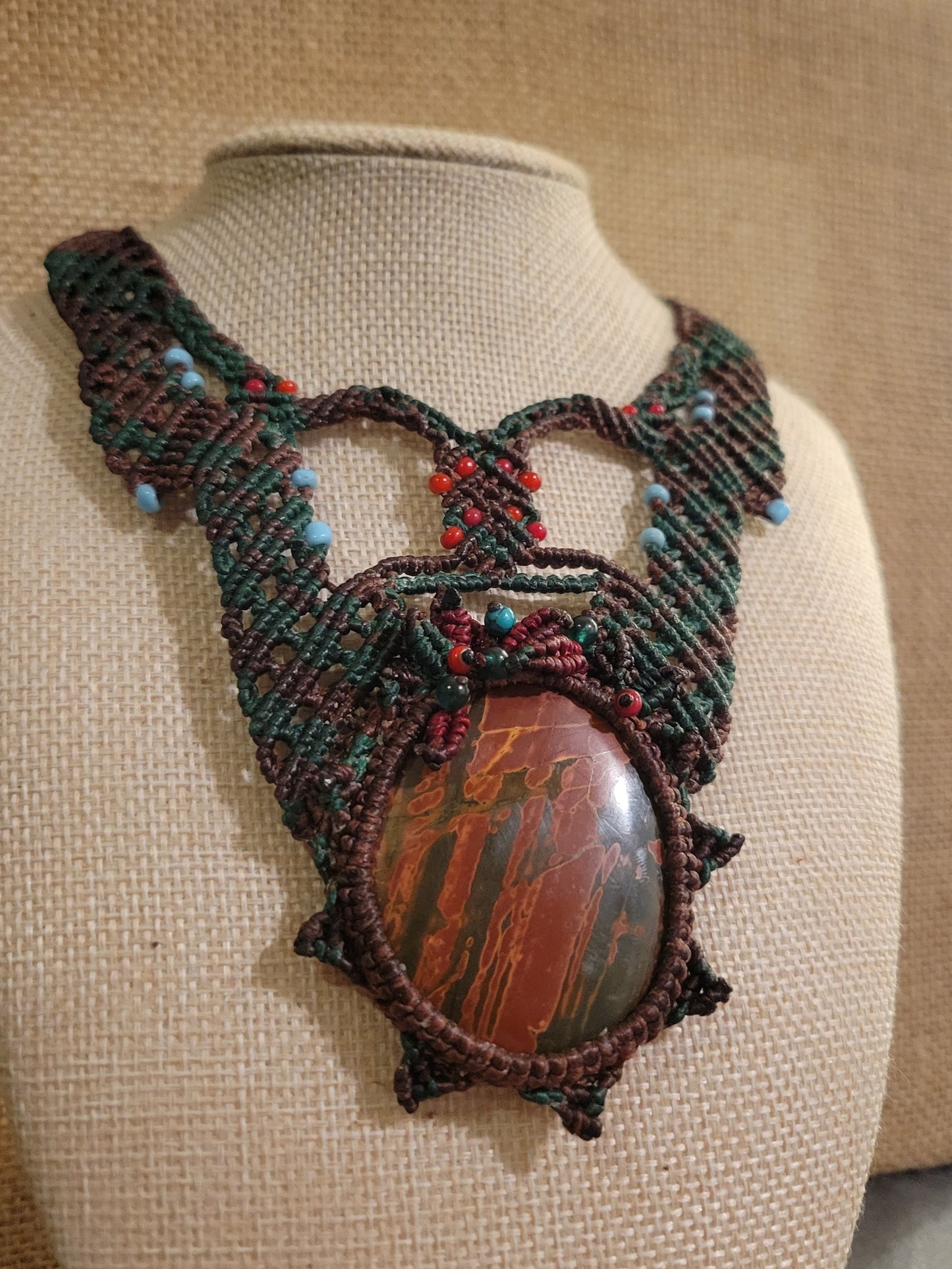 Nature inspired jewelry featuring Cherry Creek Jasper