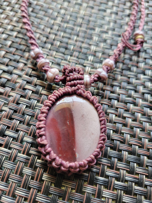Noreena Jasper Stone pendant necklace