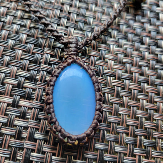 Opalite Macramé Necklace