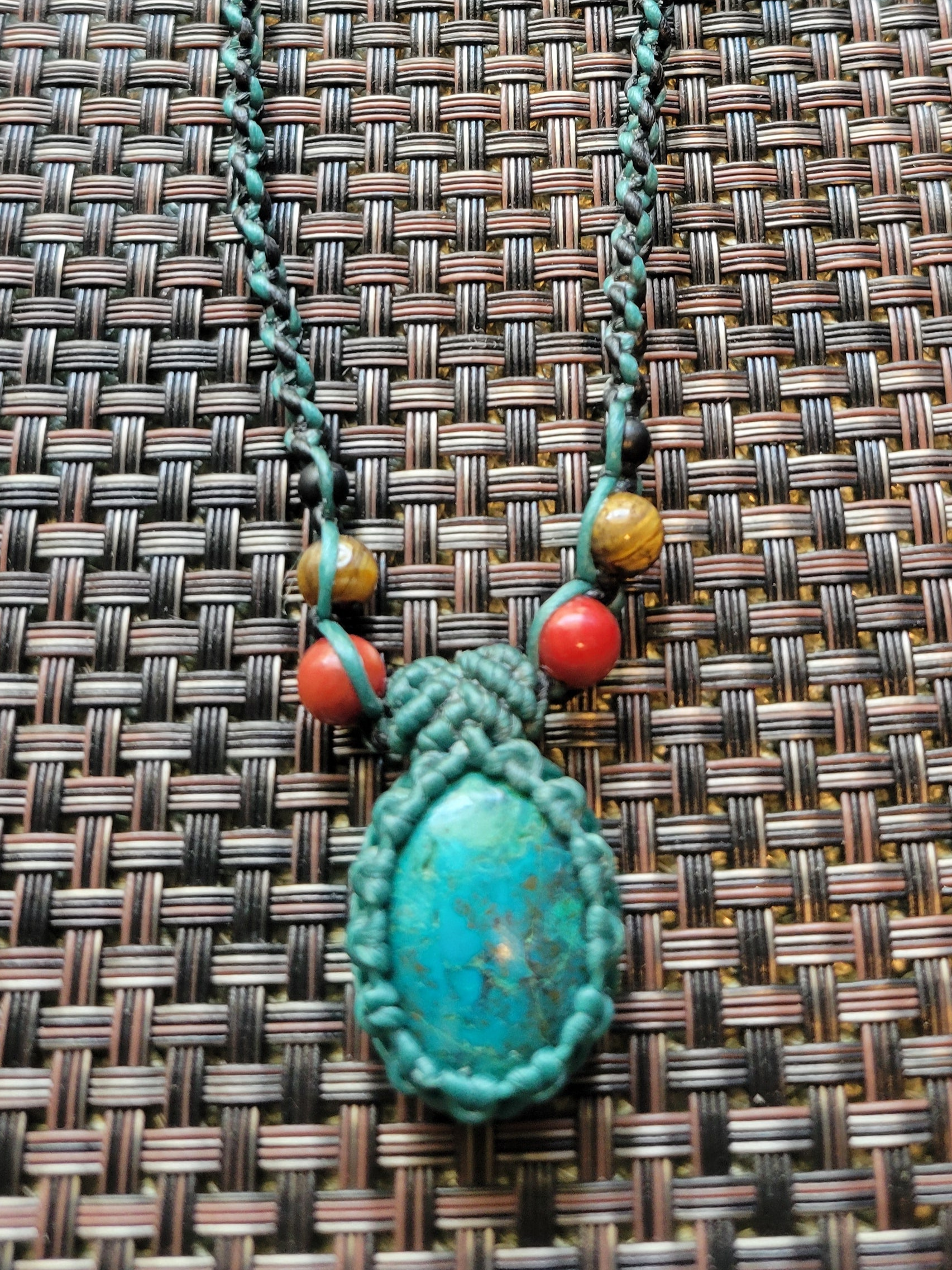 Chrysocolla Pendant Necklace